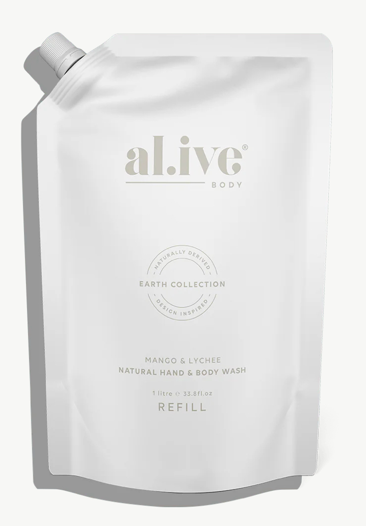 1 Ltr Wash Refill - Mango & Lychee