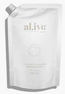 900ml Dish Wash Refill - Lemon Myrtle & Honeydew