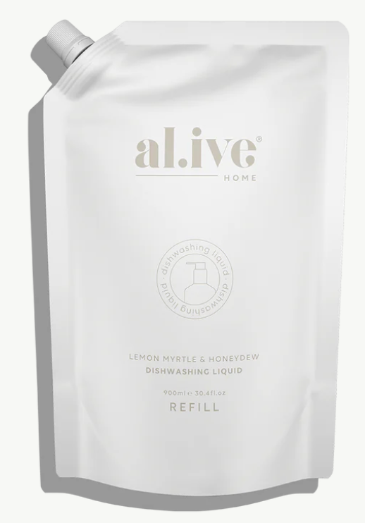 900ml Dish Wash Refill - Lemon Myrtle & Honeydew