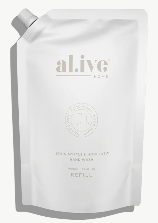900ml Hand Wash Refill - Lemon Myrtle & Honeydew