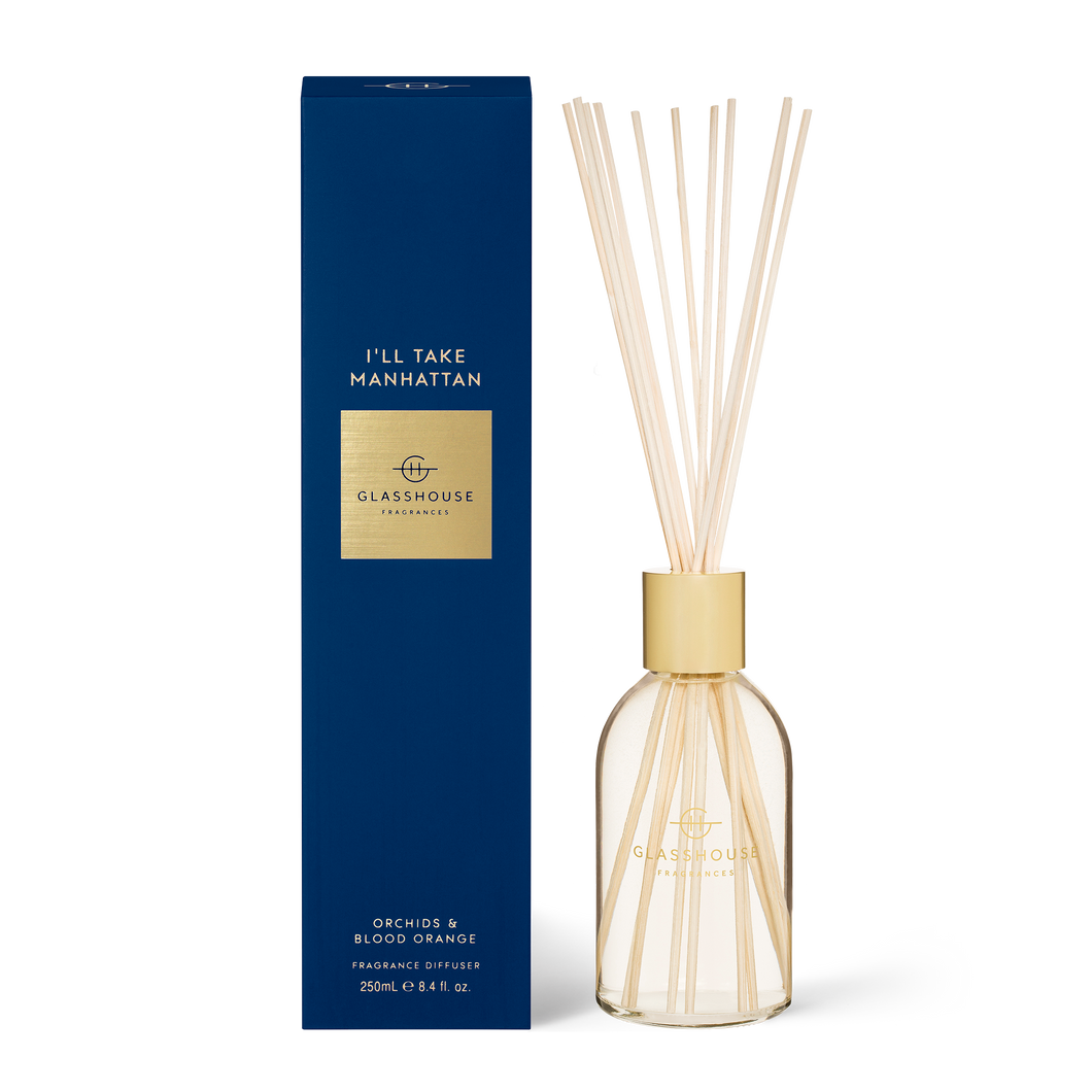 Glasshouse Fragrances – I'll Take Manhattan Diffuser 250mL