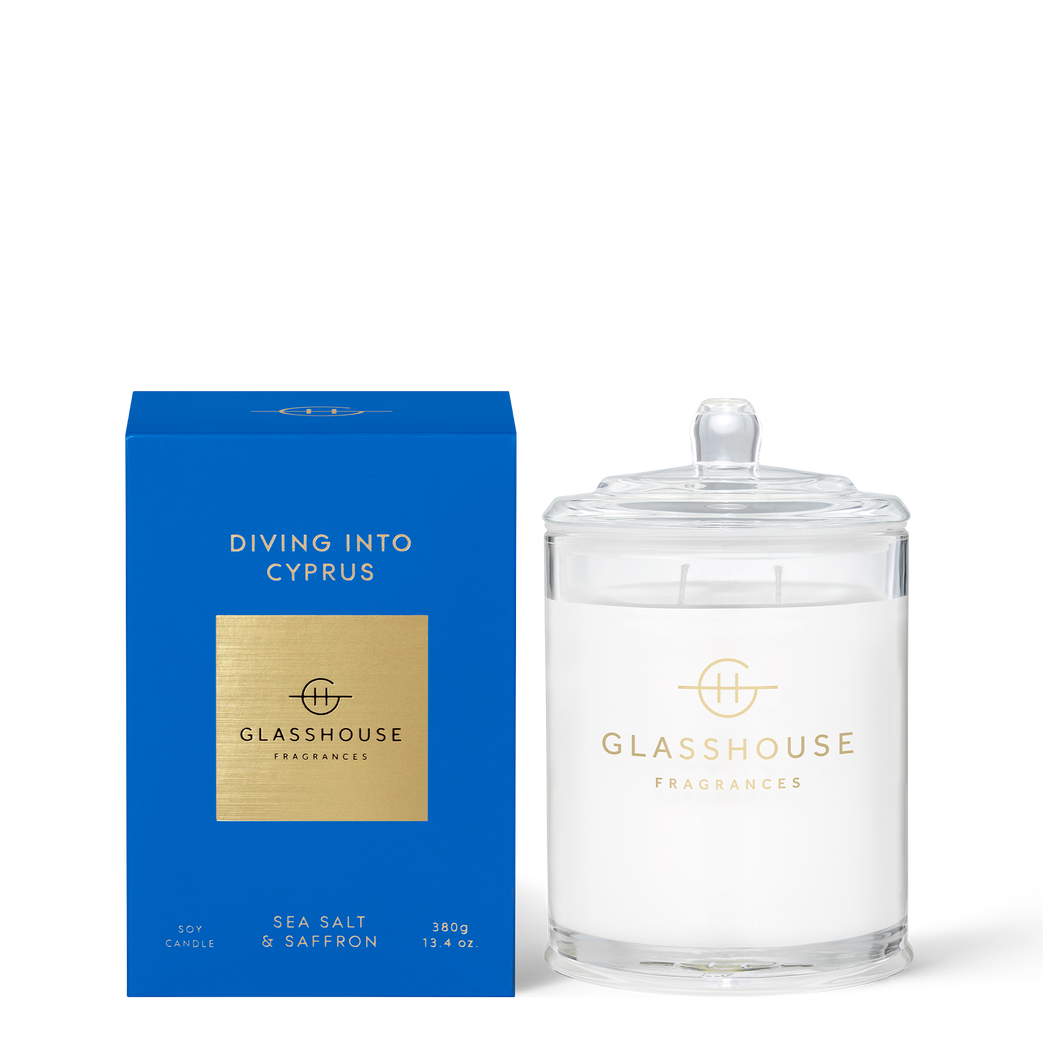 Glasshouse Fragrances – Diving Into Cyprus 380g