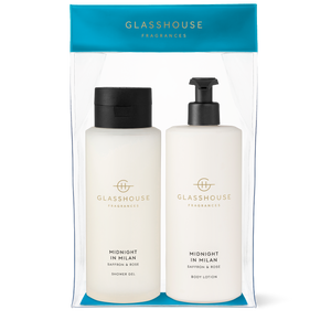 Glasshouse Fragrances – Midnight In Milan Body Duo Gift Set