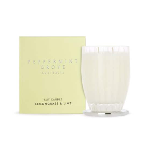 Peppermint Grove Candle – Lemongrass & Lime