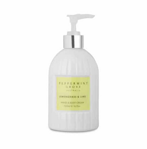 Peppermint Grove Hand & Body Cream – Lemongrass & Lime