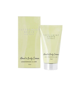 Peppermint Grove Hand Cream Tube - Lemongrass & Lime